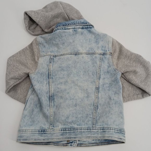 AEROPOSTALE WOMENS   XS JEAN HOODIE JACKET - Picture 10 of 15